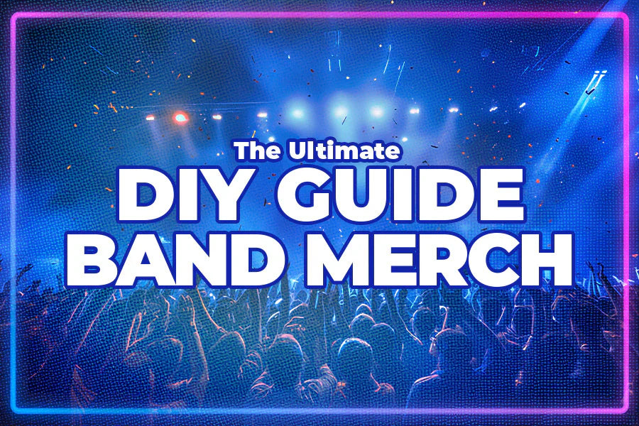 Custom Band Merch T-Shirts Made with DTF