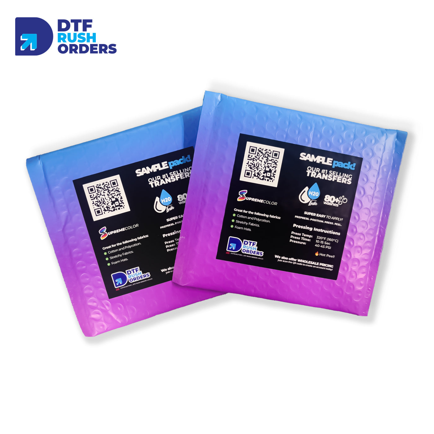 Try our DTF Transfer sample kit and order your DTF Transfers Now from DTF Rush Orders.