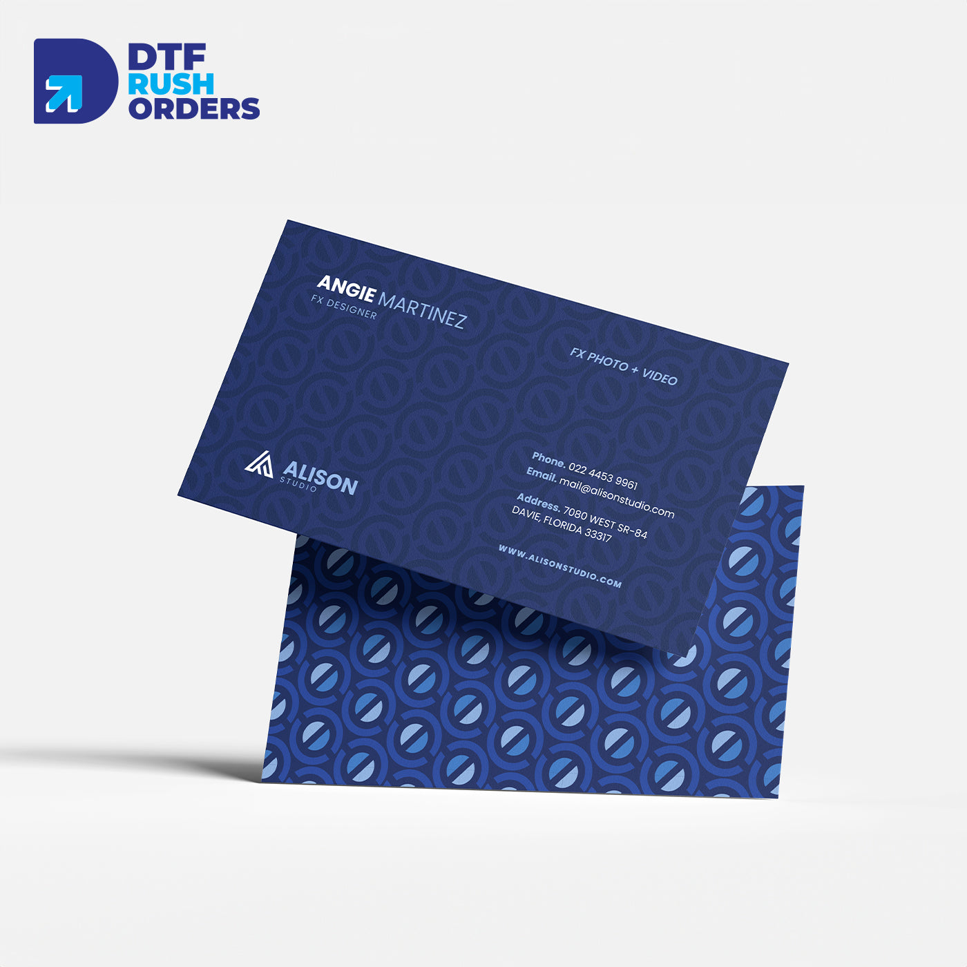 Water-resistant and tear-proof silk business card