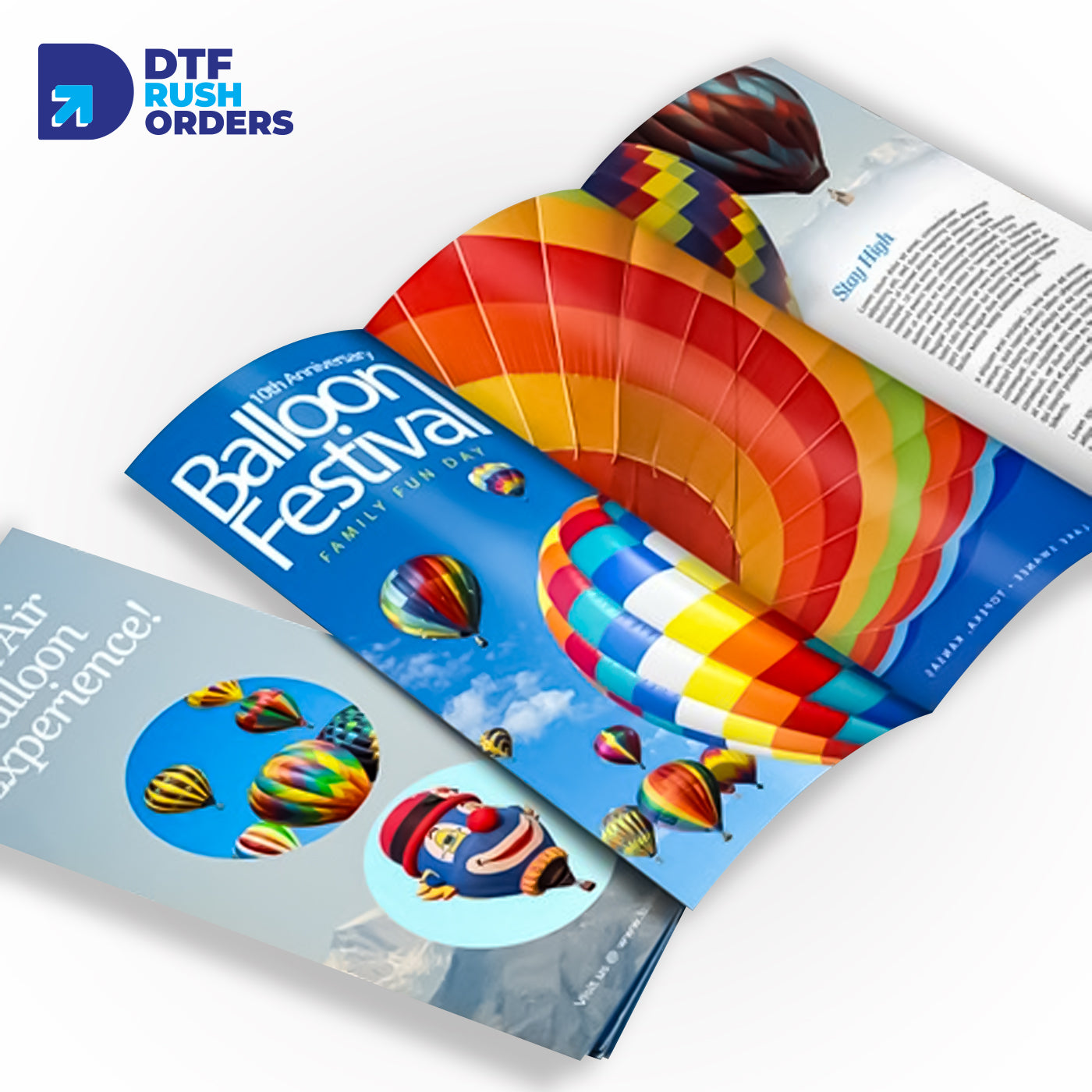 Cheap wholesale mr.print brochures with DTF Rush Orders