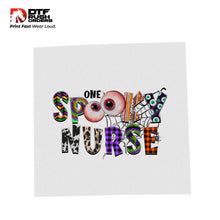 One Spooky Nurse colorful Halloween DTF Transfer print